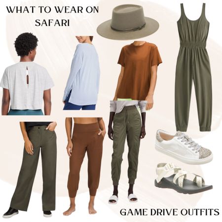 What to wear on an African safari. What to wear to Kenya, Tanzania, Uganda, South Africa. Safari outfit ideas  

#LTKtravel