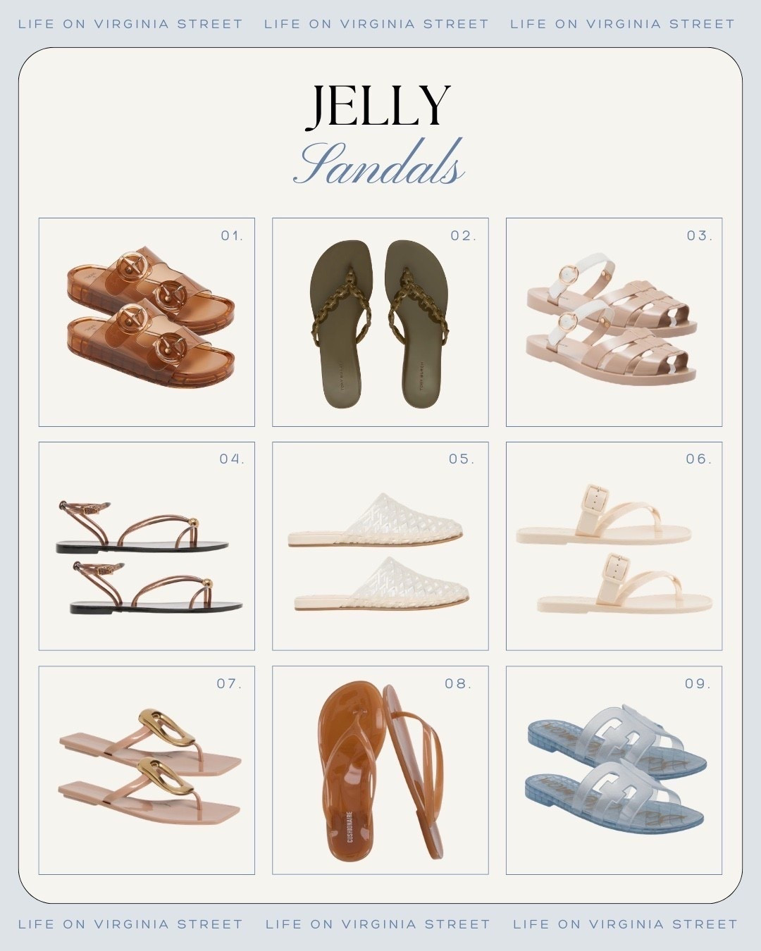 Jelly sandals for spring and summer 🙌🏻🙌🏻

#LTKdayinmylife #LTKSeasonal #LTKspringtrends

#LTKdayinmylife #LTKootd #LTKSeasonal