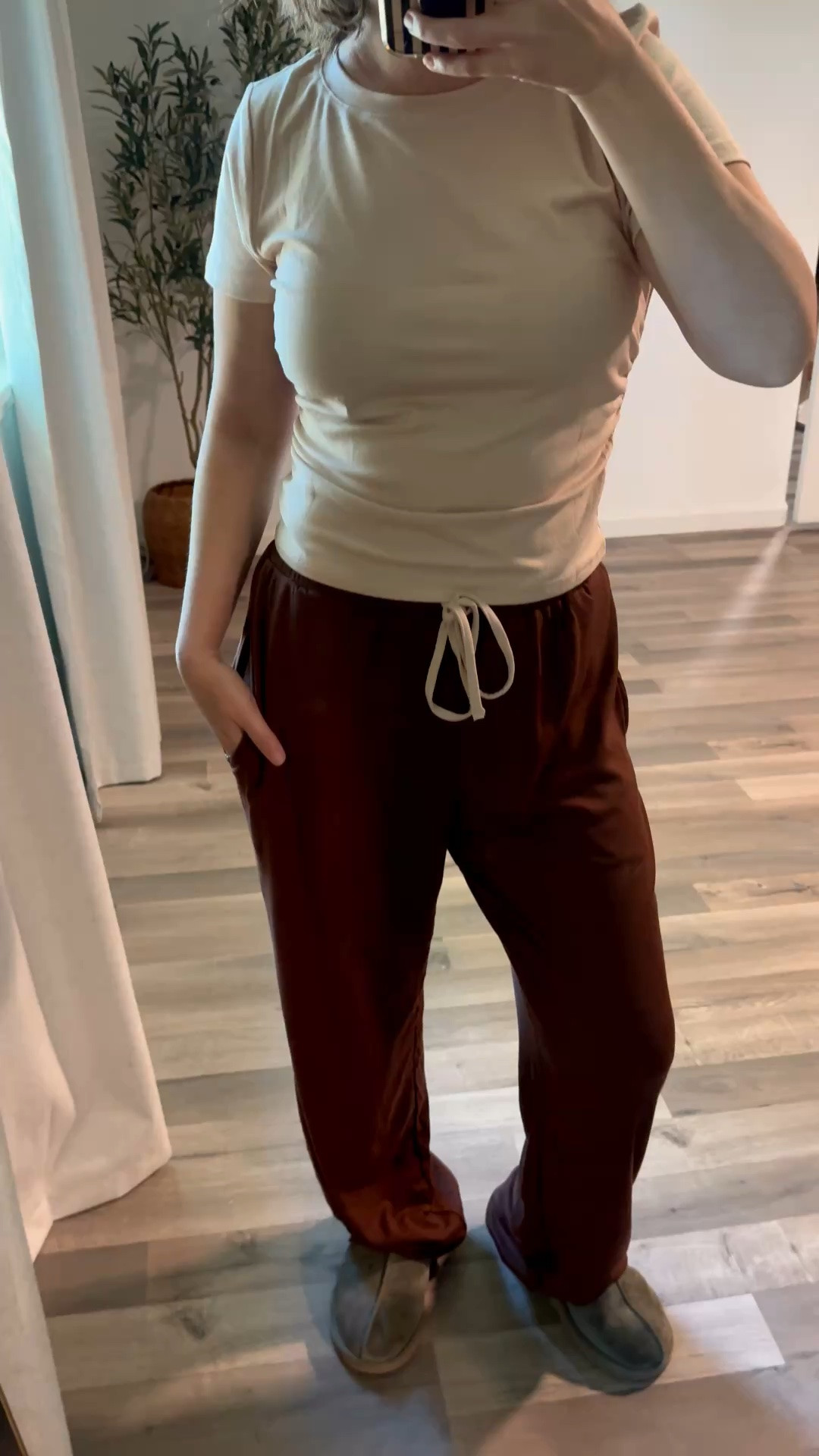 This two-piece set is really pretty & comfortable. The pants are stretchy with a tie string. I’m wearing a size medium

#LTKmomlife #LTKootd #LTKSaleAlert