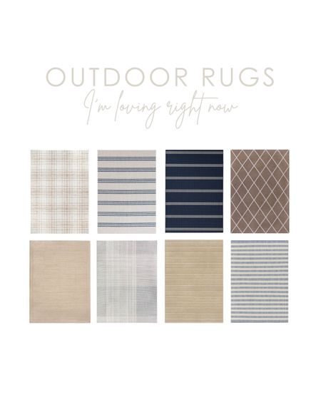 A round up of my favorite outdoor rugs! I do always recommend keeping these out of the rain for good upkeep! They are outdoor however if you want them to last longer take care of them!

Outdoor decor, outdoor rugs, patio rugs, outdoor design, patio design, backyard decor, outdoor living, home decor, rugs

#LTKhome #LTKSeasonal