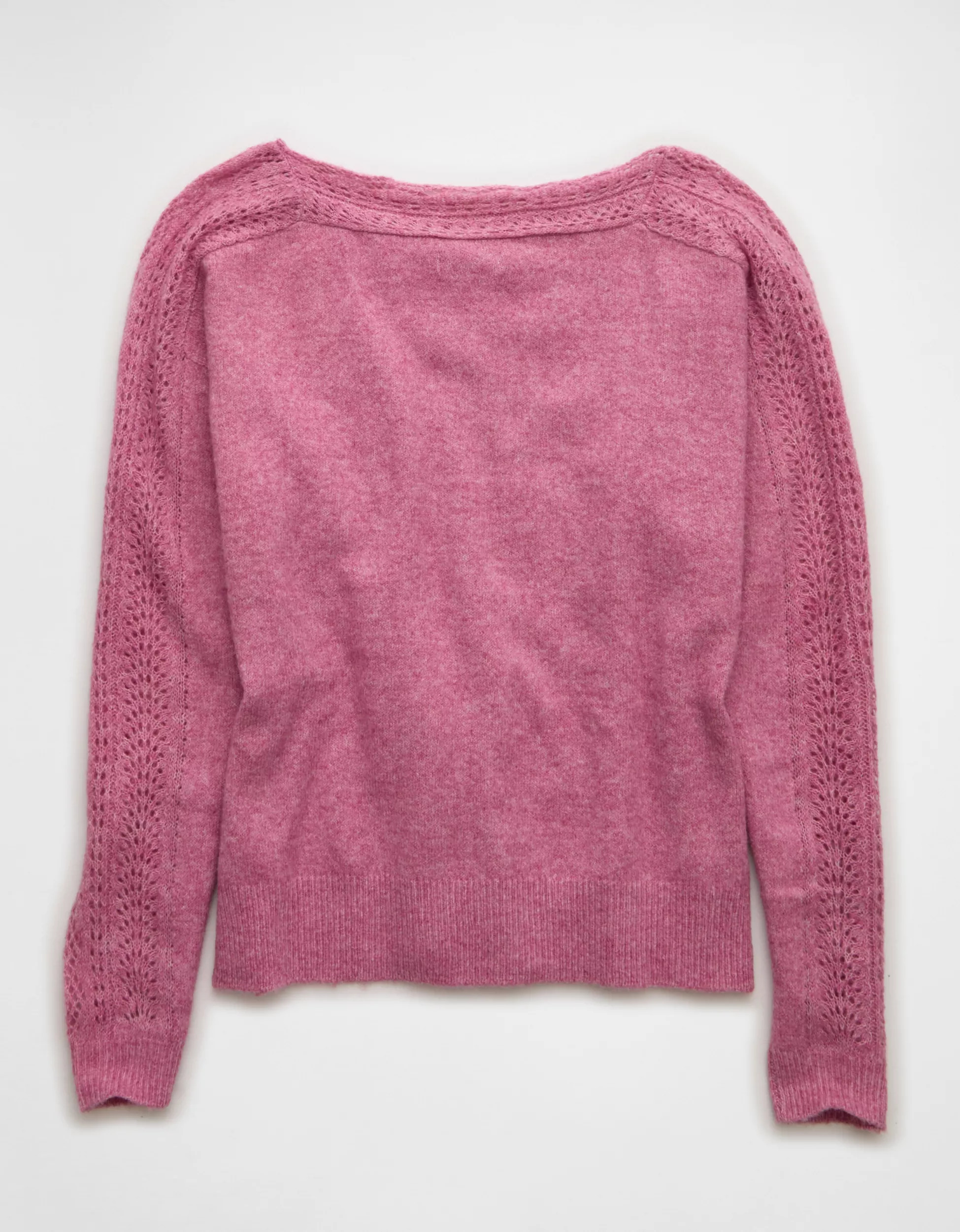 AE Whoa So Soft Lace Sweater | American Eagle Outfitters (US & CA)