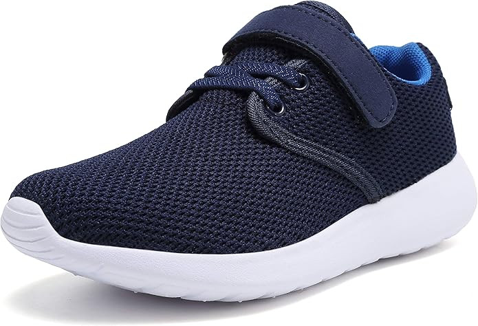 TOEDNNQI Boys Girls Sneakers Kids Lightweight Breathable Strap Athletic Running Shoes for Little ... | Amazon (US)