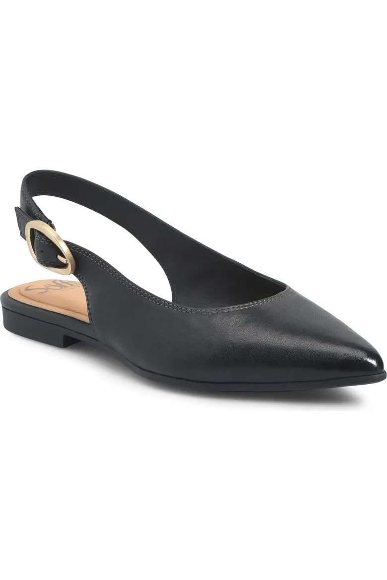 Söfft Marcella Slingback Pointed Toe Pump in Brandy at Nordstrom, Size 9.5 | Nordstrom