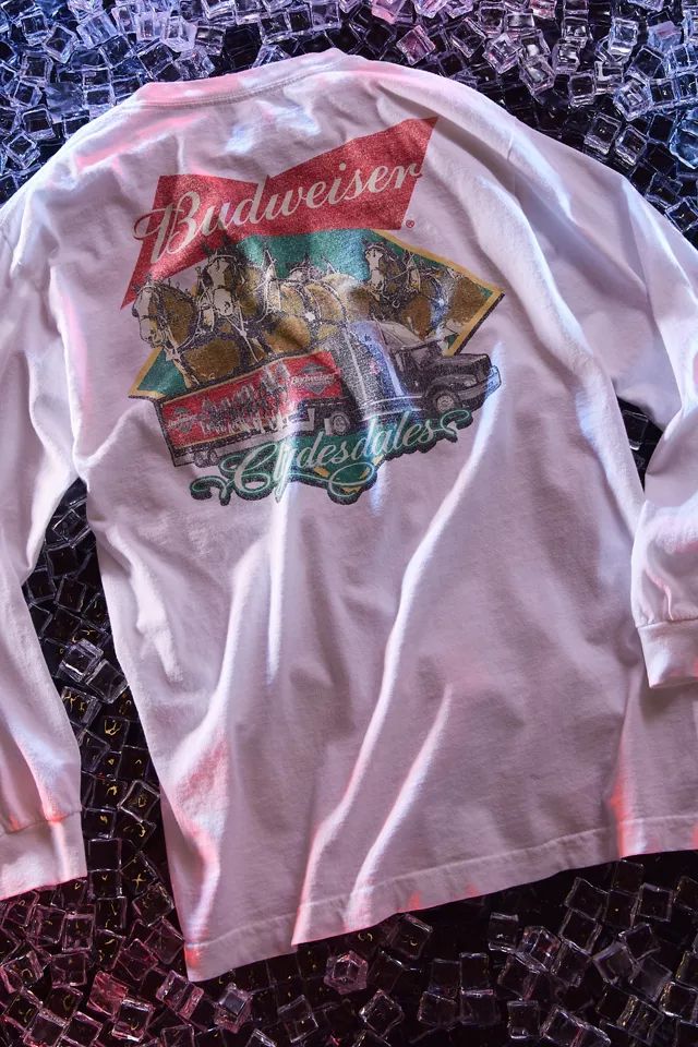 Budweiser Clydesdales Long Sleeve Tee | Urban Outfitters (US and RoW)