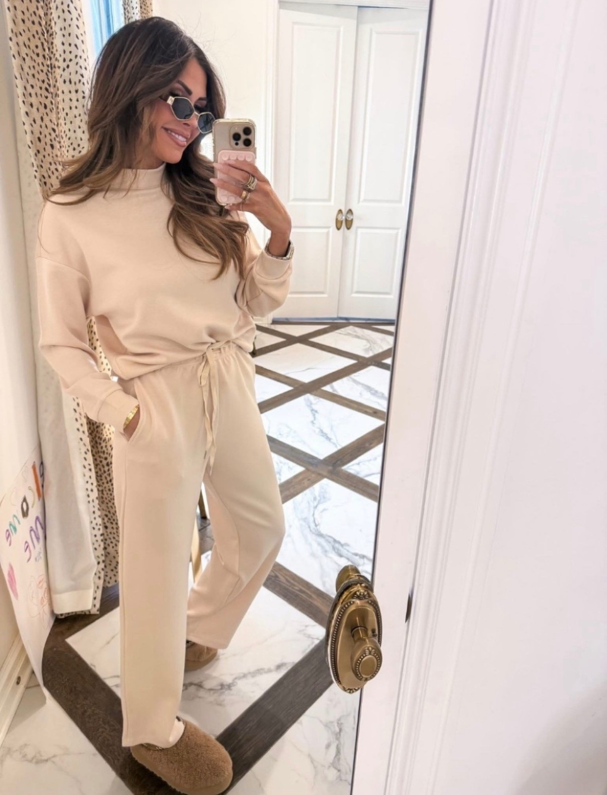 Wearing a size small in the set! 

Matching set, Amazon fashion, Amazon finds, loungewear, travel outfit, uggs, Emily Ann Gemma #LTKFindsUnder50 

#LTKootd #LTKSeasonal