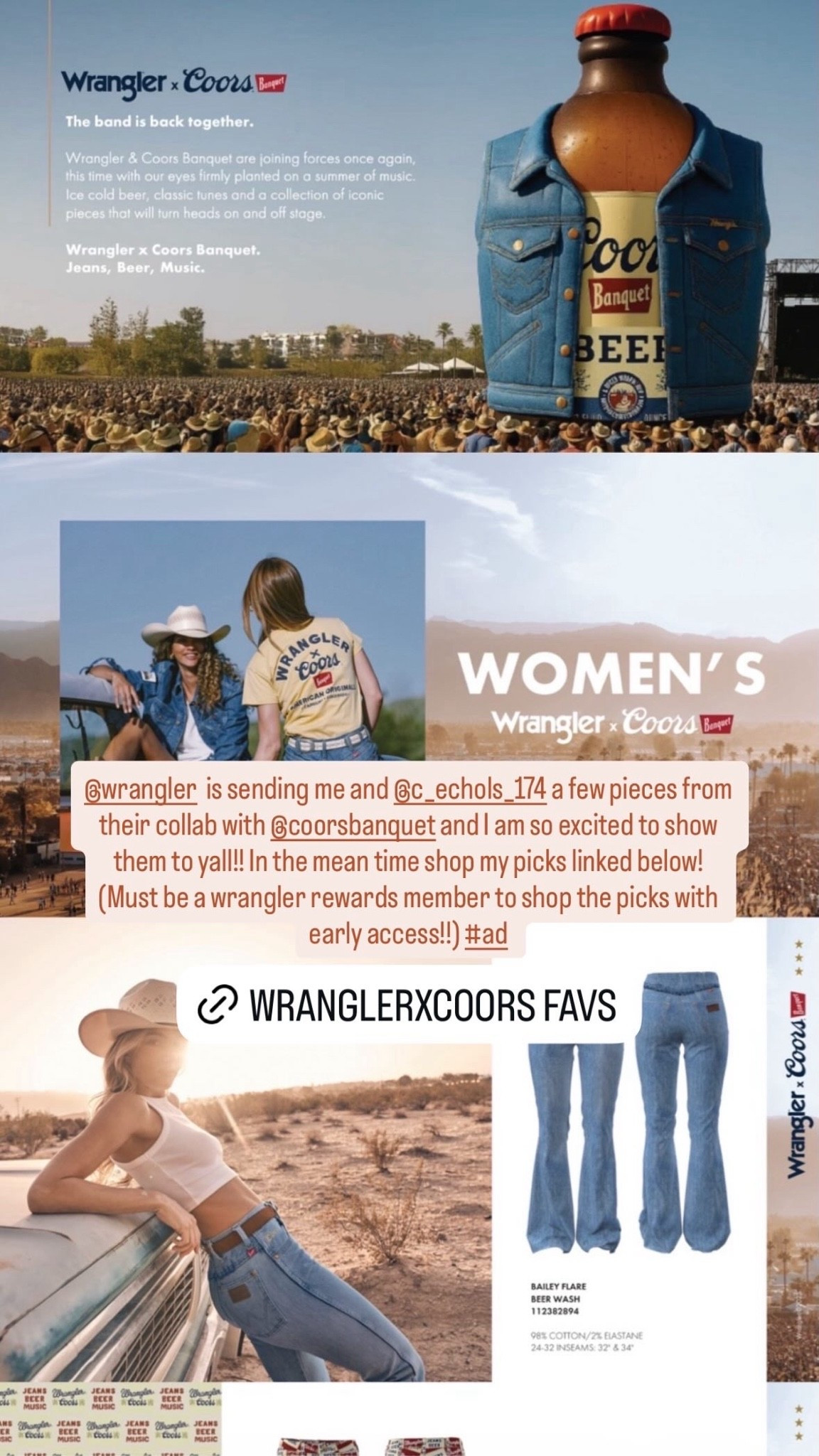 CoorsxWrangler picks!! @Wrangler #ad love the stitching on these Baileys!! Drink it if the Mountains are blue!

#LTKdayinmylife #LTKootd #LTKgrwm