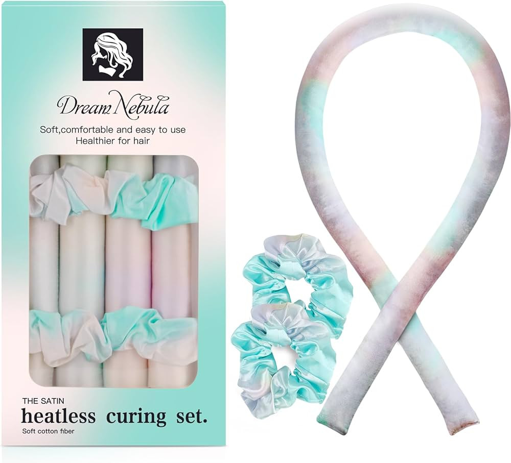 Toeah Satin Heatless Curling Set - Hair Rollers for Heatless Curls Heatless Hair Curlers & Hot Ro... | Amazon (US)