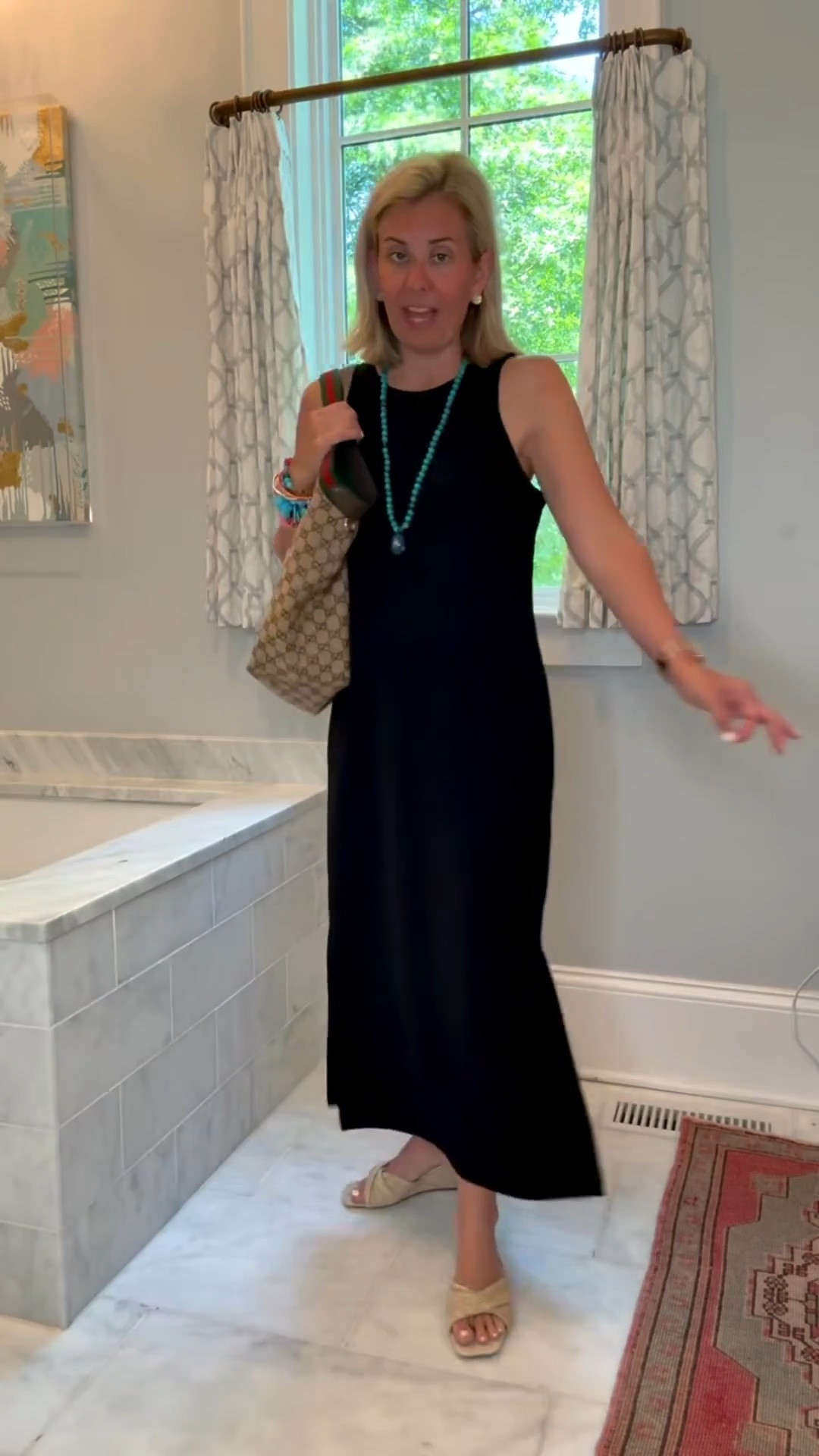 Y’all know how much I love a t-shirt dress & these are absolute perfection. They give you that more elevated look and I am here for it!! 
￼
@spanx #spanxpartner

Tees - xs
Shorts 5" - small
Long Sleeve Tee - xs
Rib Maxi Dress - small
Tie-Waist Jumpsuit - small petite
Tie-Waist Midi Dress - small

*Use Catherinexspanx for 15% off + free shipping on 1st order