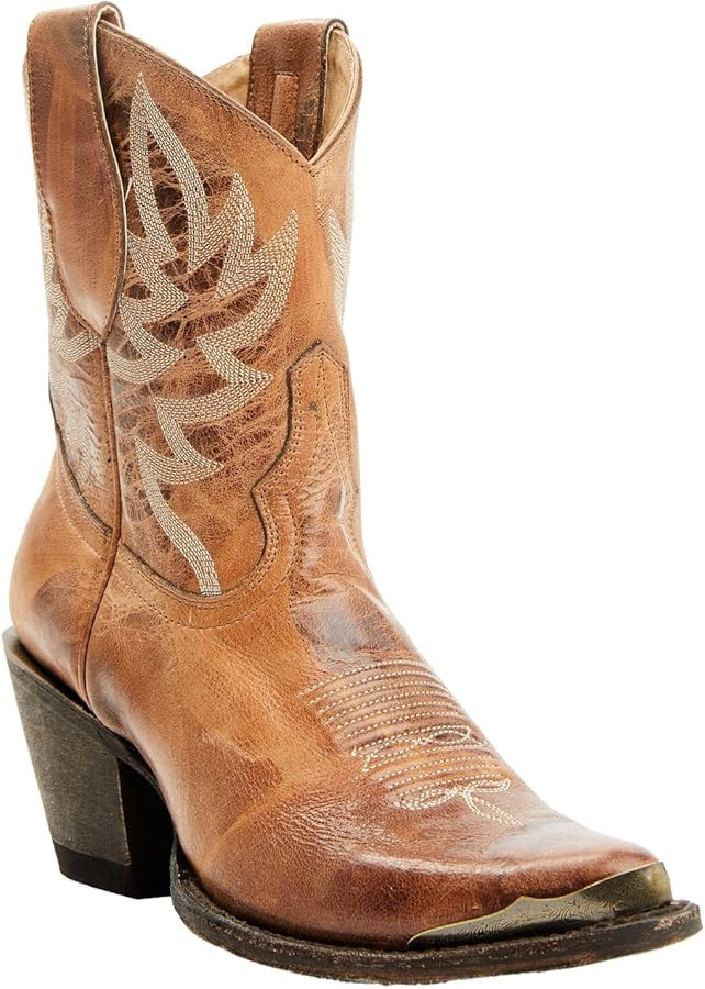 Idyllwind Women's Wheels Western Booties Round Toe Taupe 7 1/2 M US | Amazon (US)