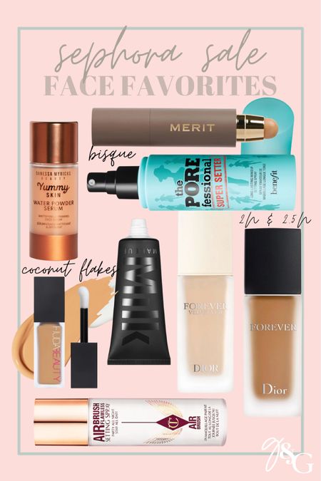 Sephora Sale Favorites:: foundation, primer, setting spray recommendations! Sale is active 4/5-4/15 for 10-20% off! Ft. Danessa myricks, benefit, merit, Huda, milk makeup, Dior beauty, charlotte tilbury 

#LTKfindsunder50 #LTKsalealert #LTKbeauty