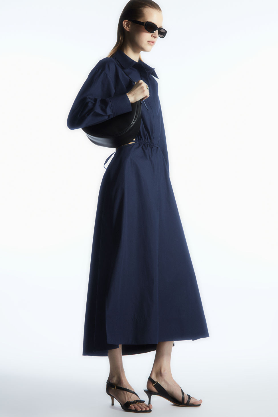 CUTOUT-WAIST MIDI SHIRT DRESS | COS UK