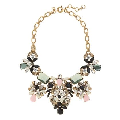 Floral pastel statement necklace | J.Crew US