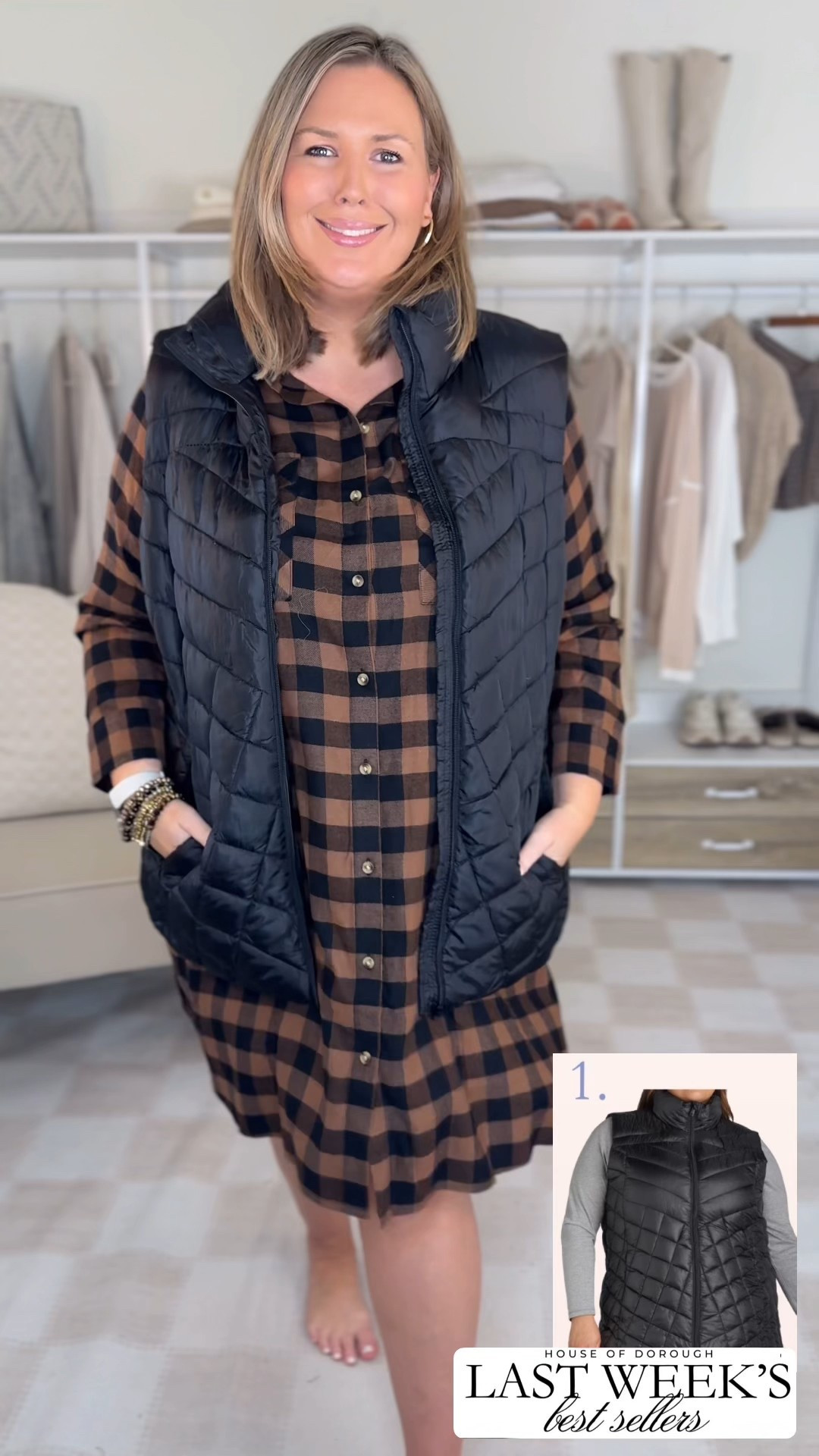 Last week’s best sellers! 

1. VEST - I’m in a 2x, get your size - dress 2X!
2. WAFFLE KNIT TOP - I’m in a 2x, get your size 
3. DRESS - Runs generous size down
4. BOOTS - Wide calf fits my 16.5 inch calves 
5. BUTTON UP SHIRT - I wear XXL
6. WAFFLE SWEATSHIRT - I wear XXL
7. V-NECK TUNIC - Size up for length I like the 3x
8. CORDUROY DRESS - True to size, I’m in the 2x 

Plus size fashion, best sellers, what to wear for fall, fall outfit ideas, mom style, midsize fashion

#LTKPlusSize #LTKMidsize

#LTKPlusSize #LTKCyberWeek #LTKSaleAlert