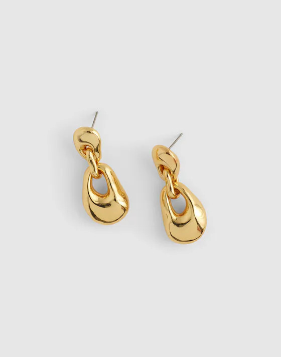 Sculpted Drop Earrings | Madewell