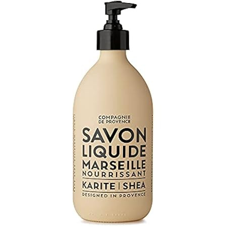 Compagnie de Provence Savon de Marseille Liquid Soap - Karite Shea Butter - 16.7 Fl Oz Glass Pump Bo | Amazon (US)