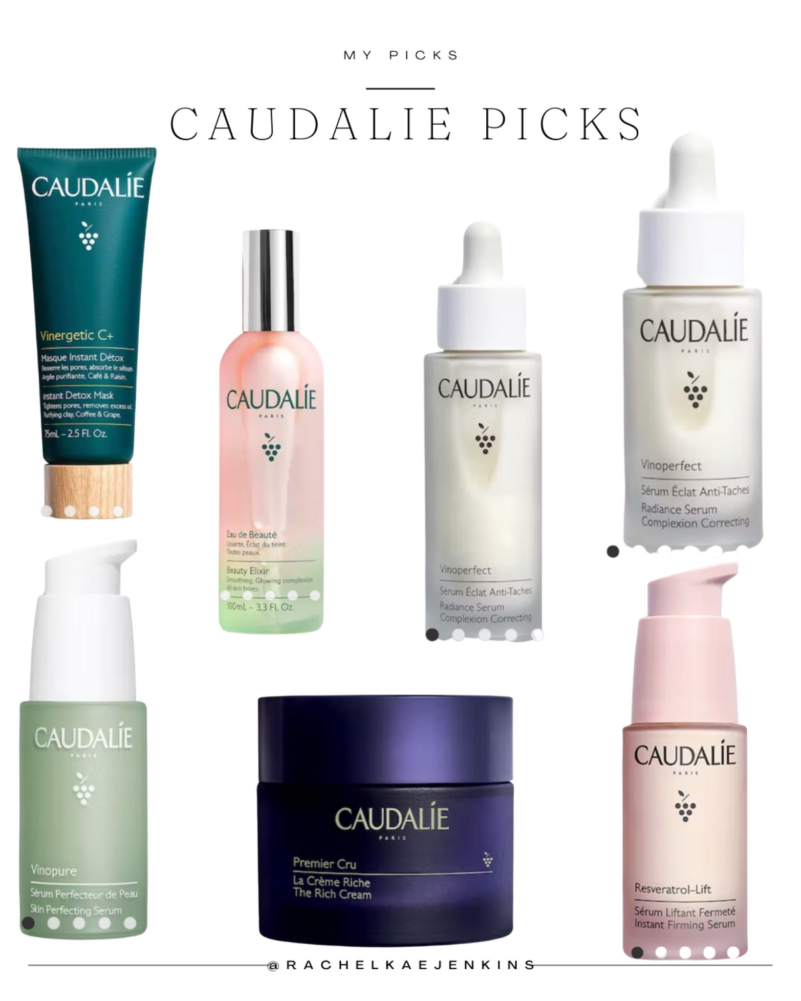 Caudalie picks, skincare, serum, moisturizer, beauty picks, luxury beauty 

#LTKSeasonal #LTKbeauty #LTKunder100