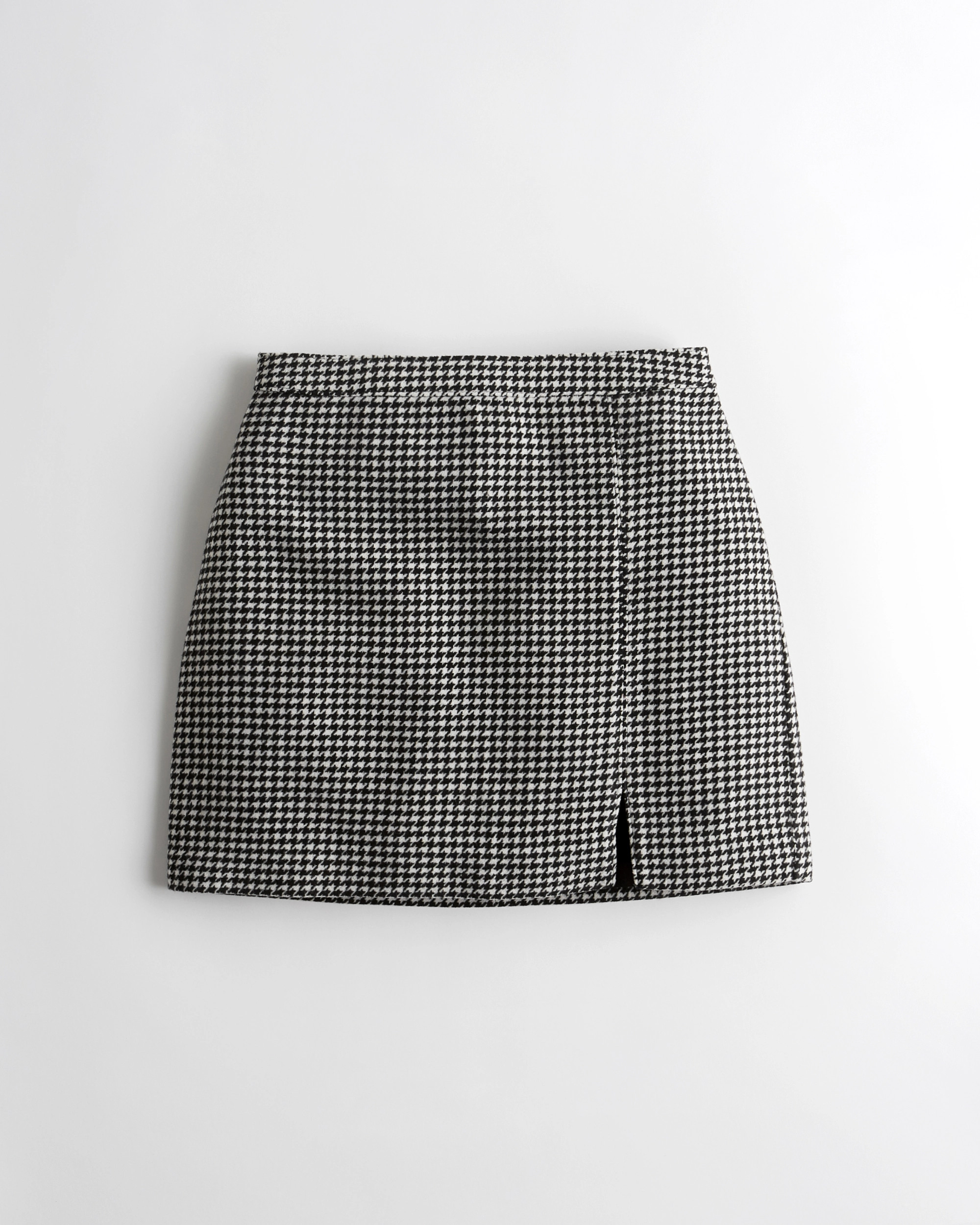 Girls Ultra High-Rise Houndstooth Mini Skirt | Girls Bottoms | HollisterCo.com | Hollister (US)