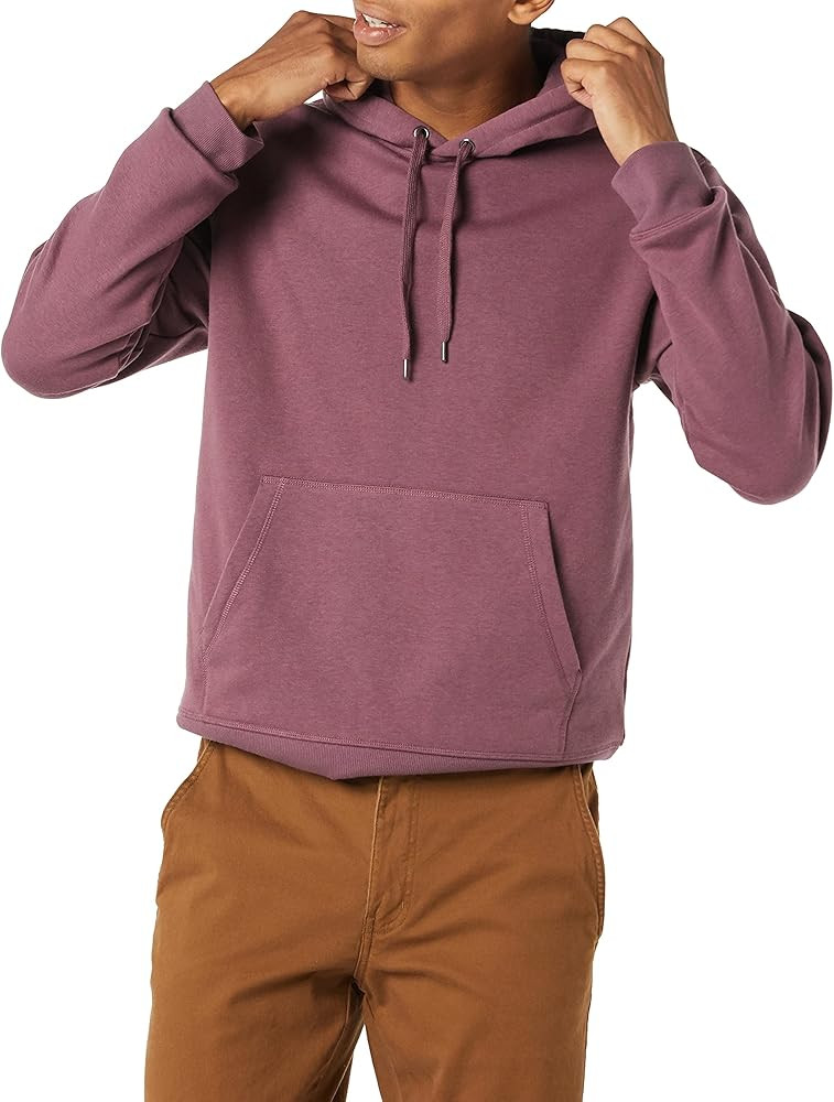 Amazon Essentials Men's Hooded Fleece Sweatshirt (Available in Big & Tall) | Amazon (US)