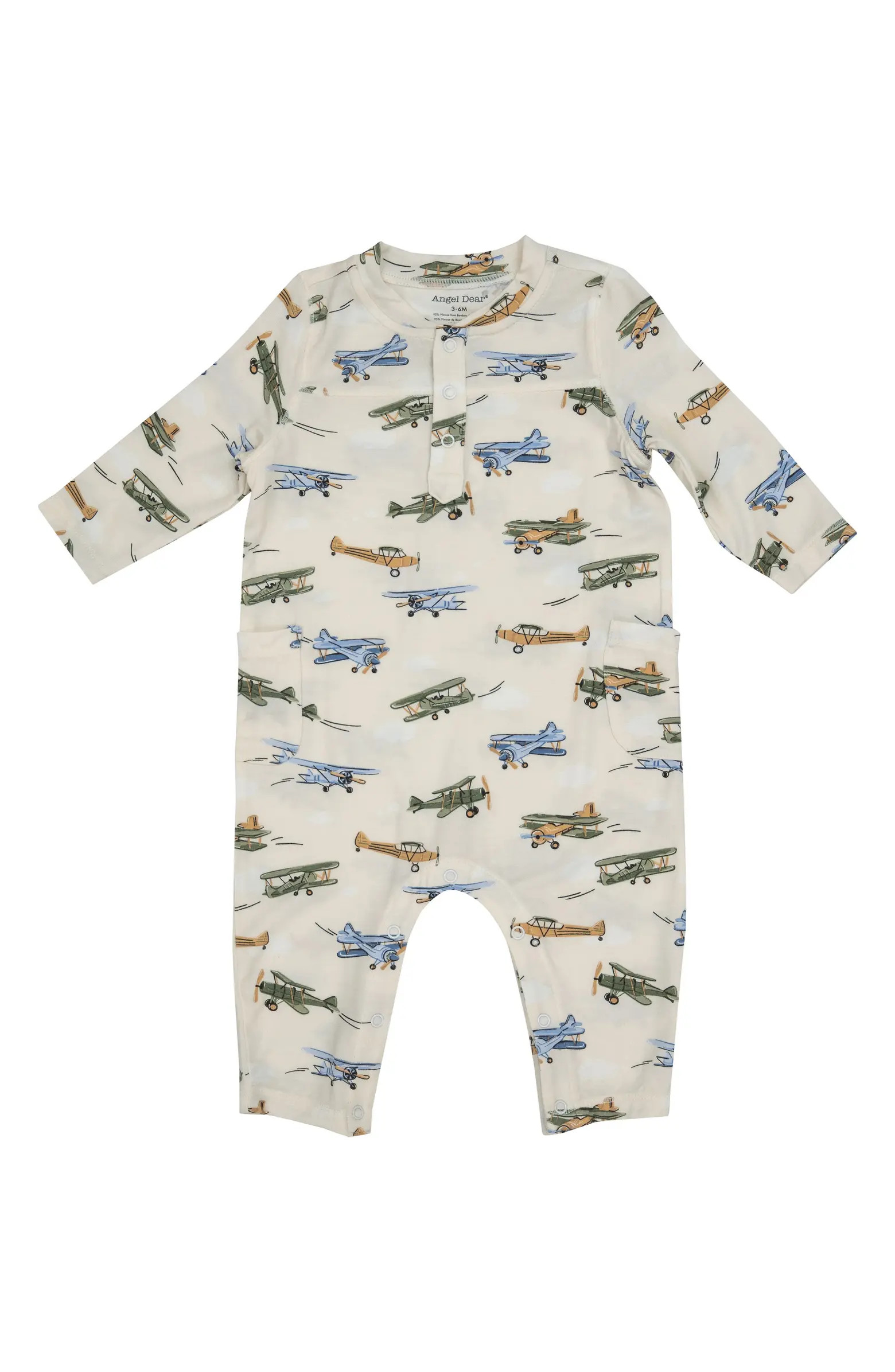 Airplane Print Romper | Nordstrom