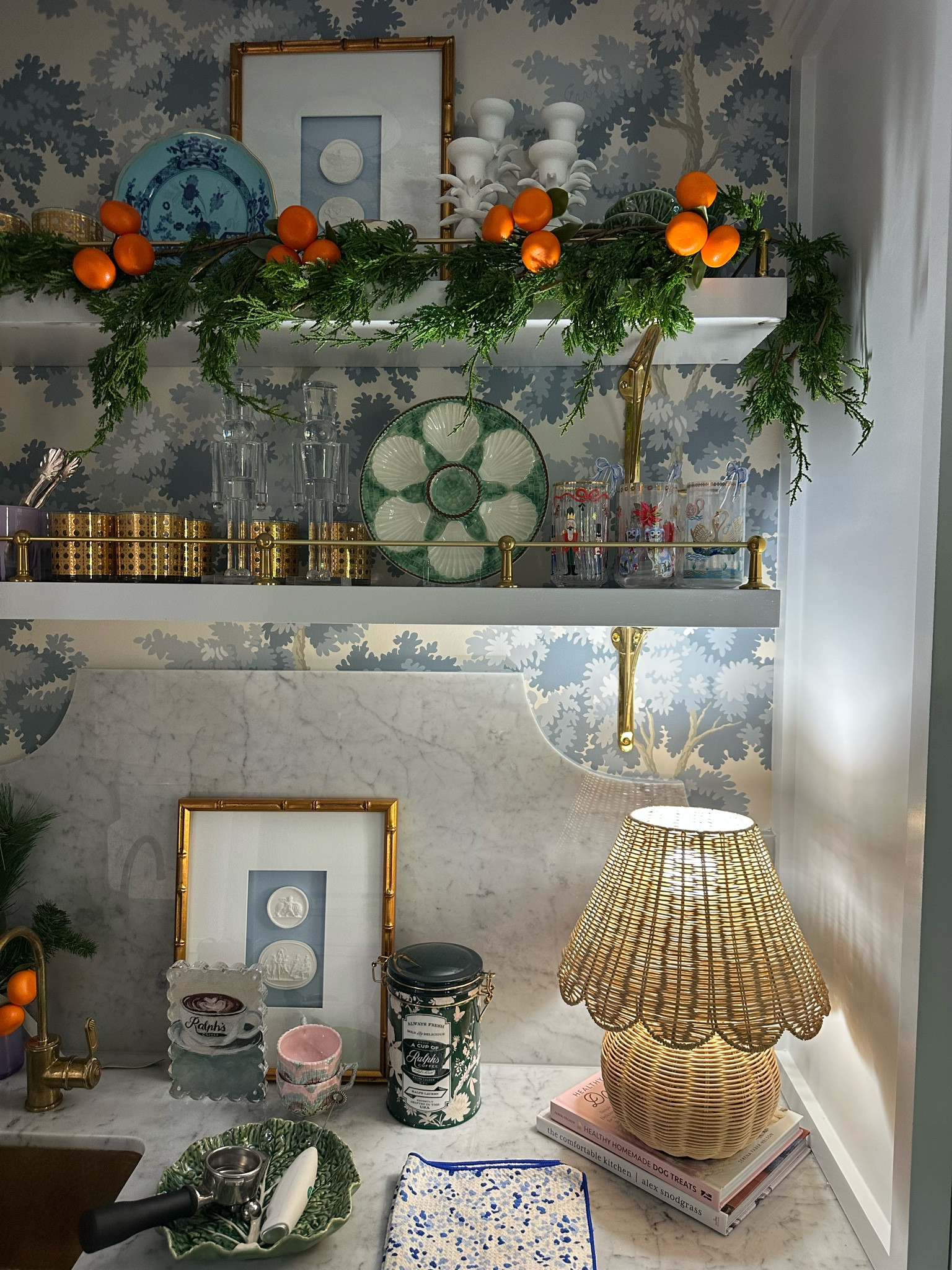 Scalloped kitchen lamp back in stock! 