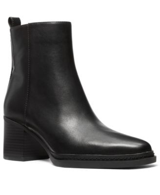 Michael Kors Women's Lex Stacked Heel Booties - Black | Macy's