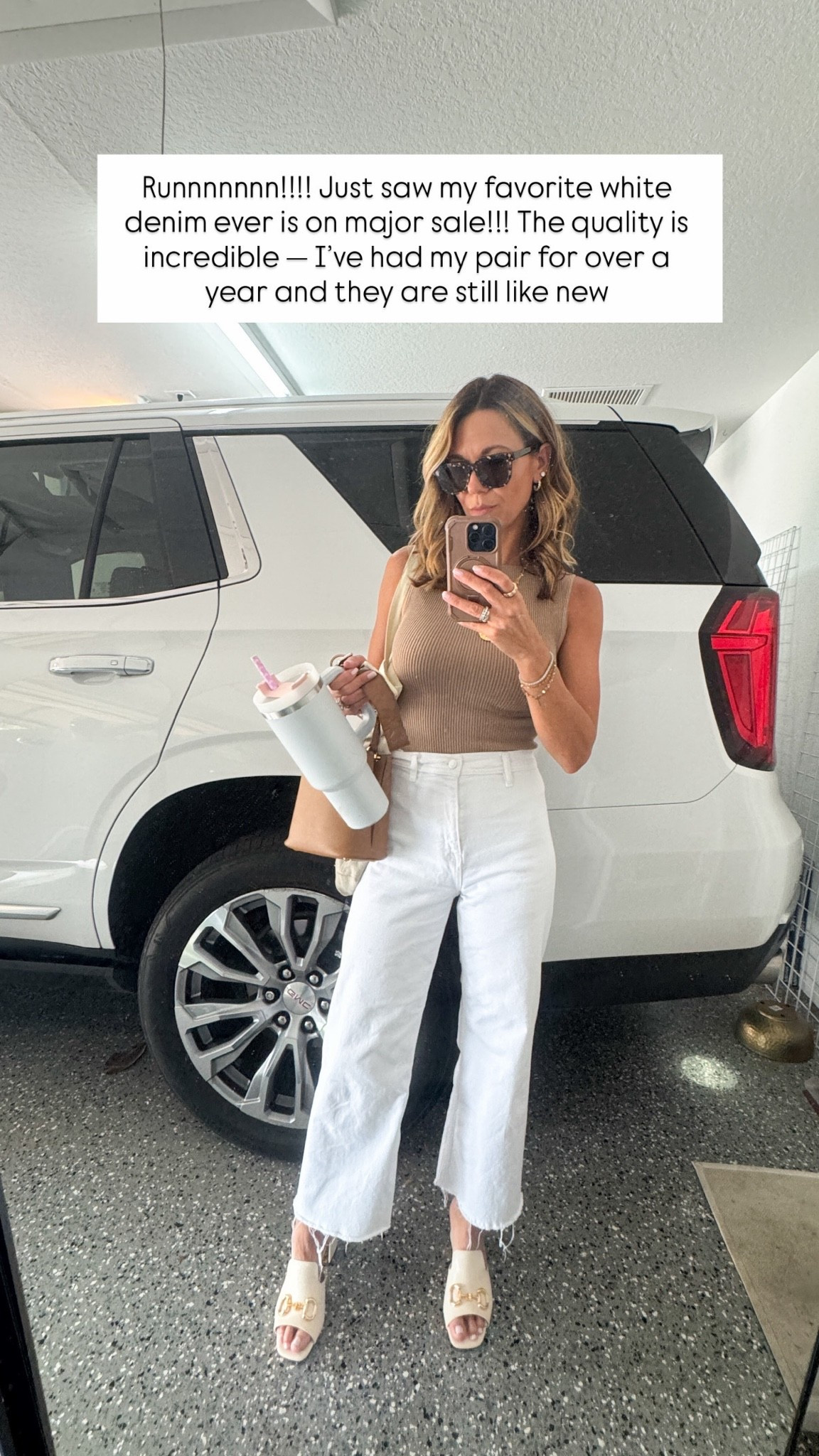 The BEST white denim! On sale!

#LTKdayinmylife #LTKootd #LTKSaleAlert