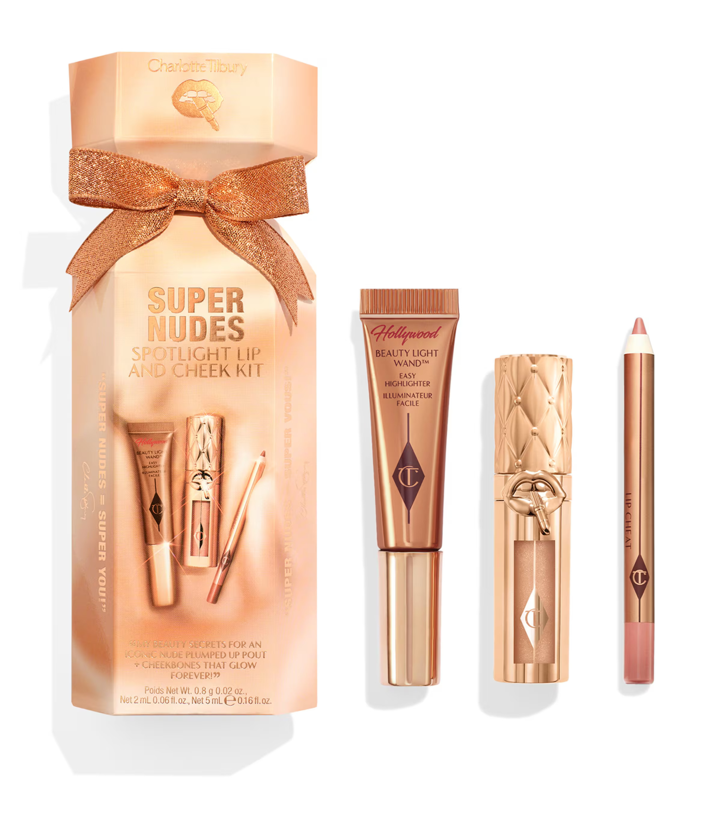 Charlotte Tilbury Super Nudes Lip And Cheek Gift Set | Harrods (US)