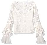 Jack by BB Dakota Junior's Drama Queen lace top with Ruffle Detail, Ivory, Small | Amazon (US)