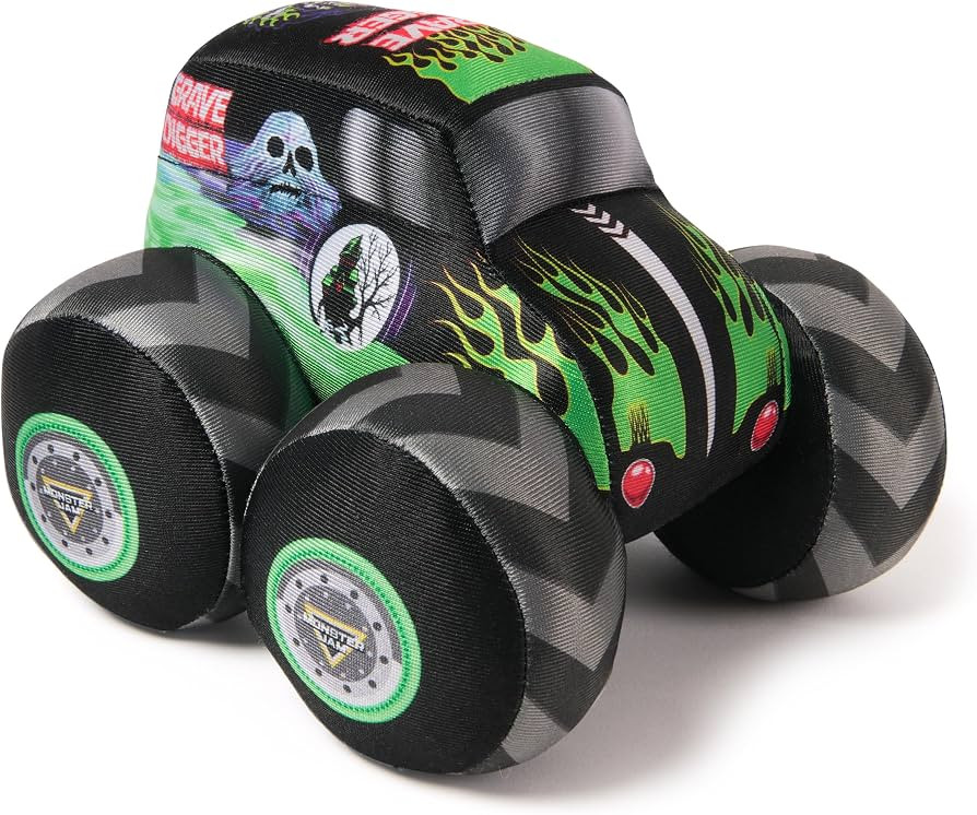 Monster Jam Grave Digger 7-Inch Plush Truck with Lights & Sounds | Amazon (US)