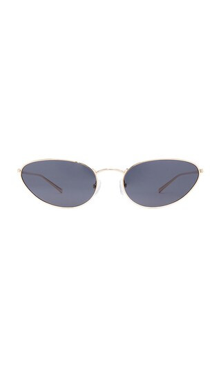 Banbe The Kross Sunglasses in Metallic Gold. | Revolve Clothing (Global)