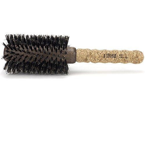 Ibiza Hair Brush - G4 Boar Bristle Round Hair Brush for Coarse Hair - Salon Quality, Heat Resista... | Amazon (US)
