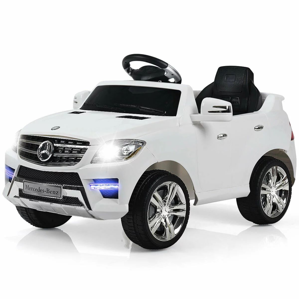 Costway Mercedes Benz ML350 6V Electric Kids Ride On Car Licensed MP3 RC Remote Control | Walmart (US)