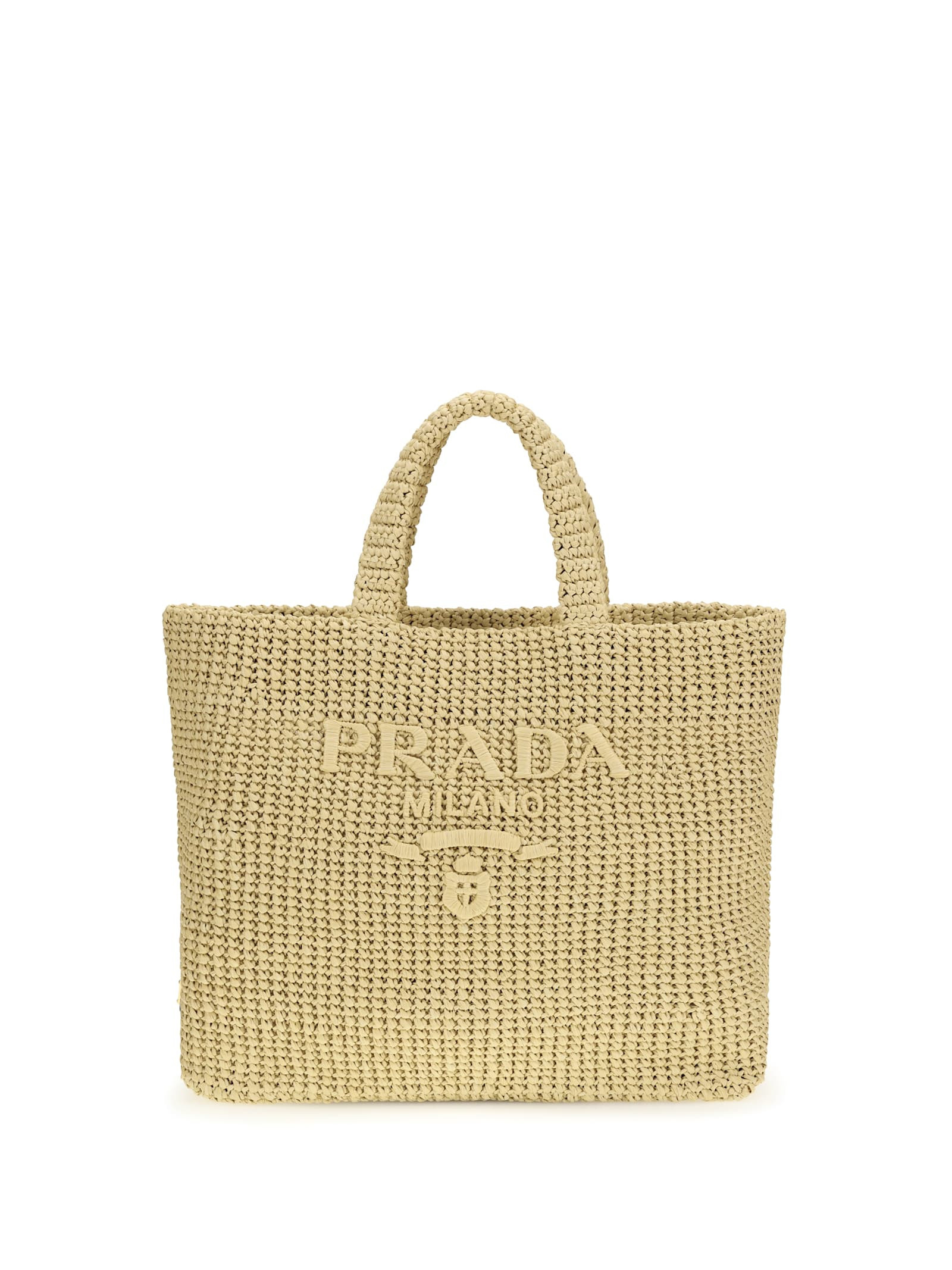 Prada Raffia Tote Bag | Italist.com US