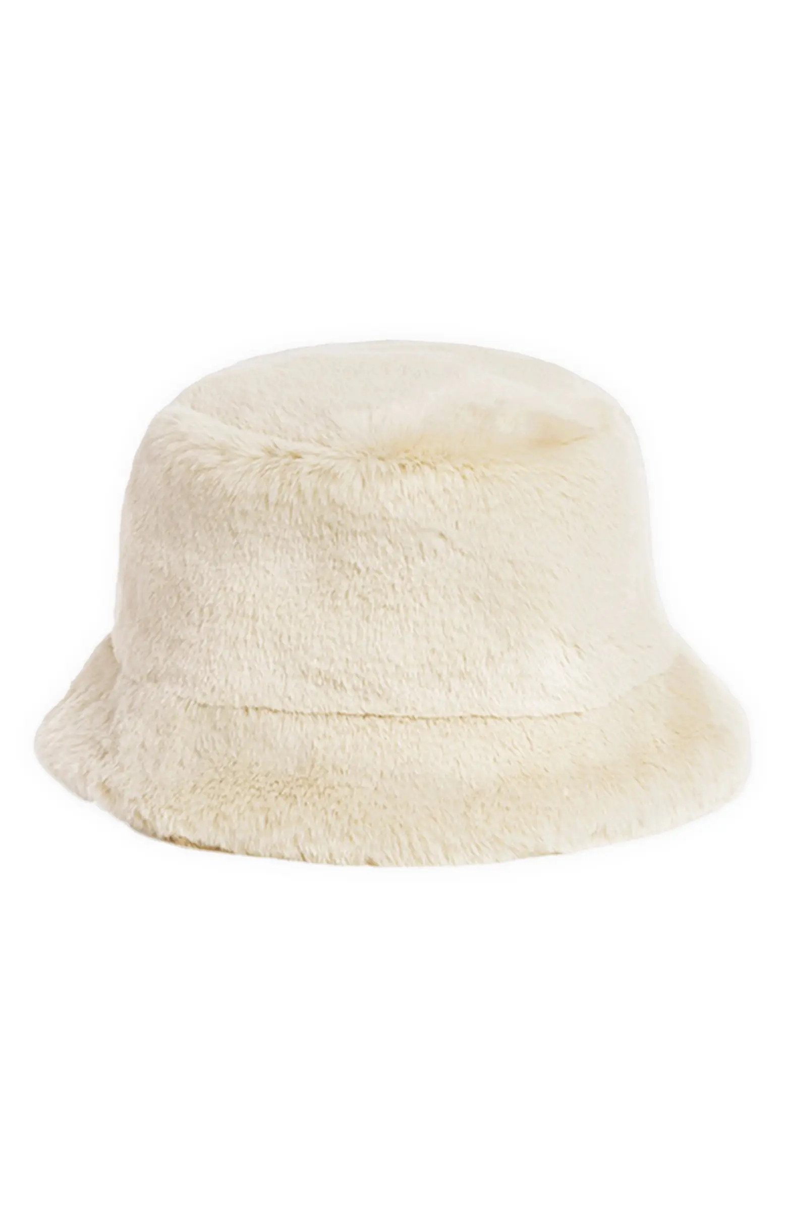 Amara Pluche™ Faux Fur Bucket Hat | Nordstrom