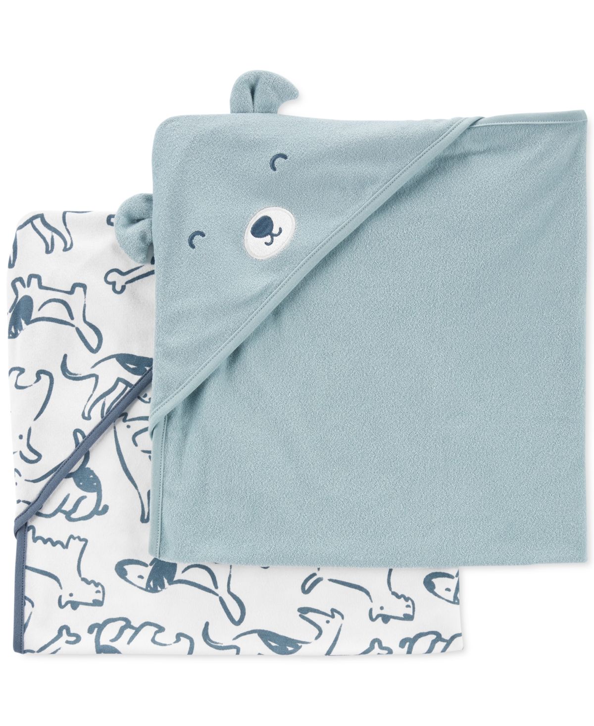 Carter's Baby Boys 2-Pack Hooded Bath Towels | Macys (US)
