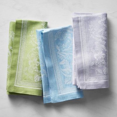 Spring Jacquard Napkins | Williams-Sonoma