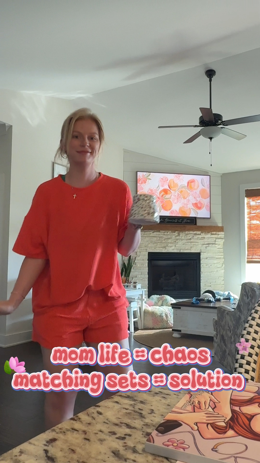 Summer mom hack: *the matching set.*☀️
You look cute, feel comfy, and can still run, jump, have a dance party, and chase your kiddos!🍦

Honestly, it’s the easiest way to feel put together when the day is anything but. Bonus: no thinking required. Just grab + go.💛

#MomStyle #MatchingSetSeason #SummerOutfits #MomOutfitIdeas #EffortlessStyle #CuteAndComfy 

#LTKSummerEdit #LTKFamily #LTKSeasonal