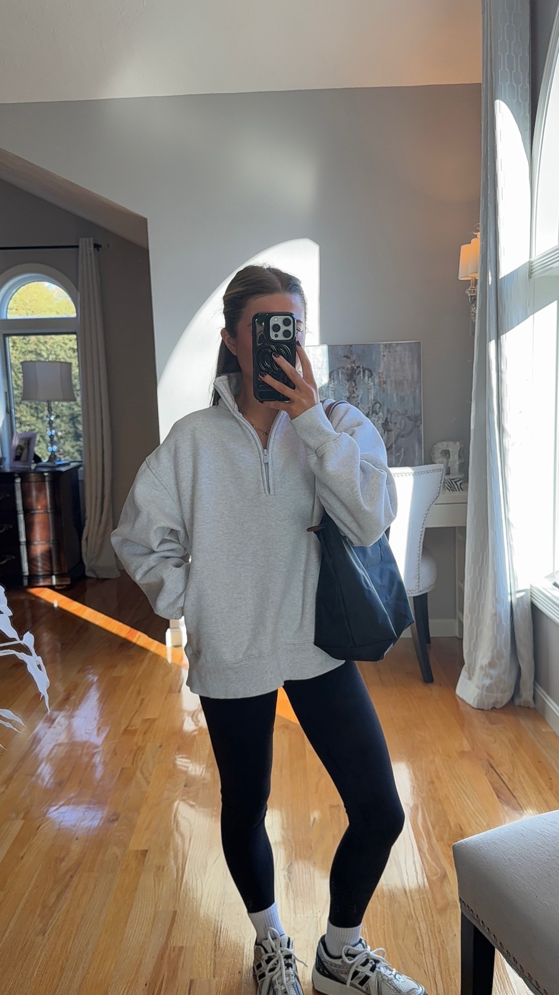 wearing a small in 1/4 zip and 0 in leggings! 

#LTKU #LTKootd #LTKSeasonal