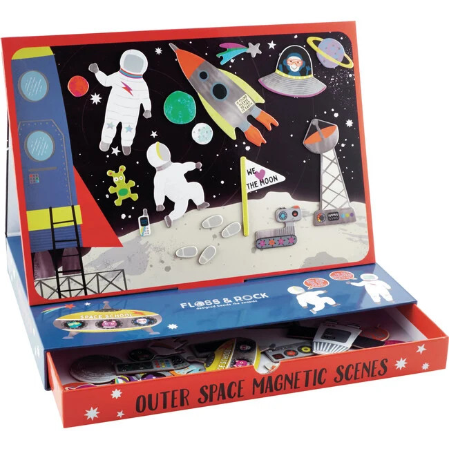 Space Magnetic Play Scene - Kids Toys | Floss & Rock from Maisonette | Maisonette