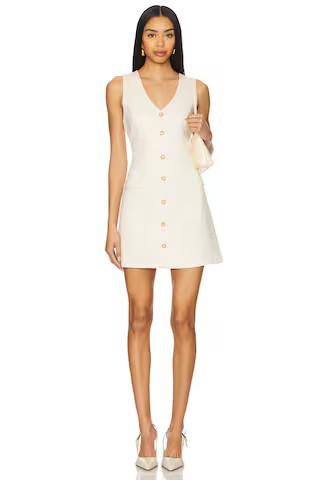 PAIGE Wells Dress in Cream from Revolve.com | Revolve Clothing (Global)
