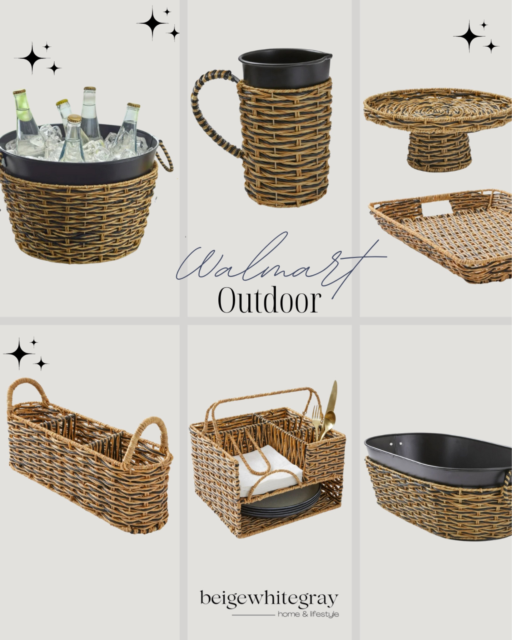 Outdoor entertaining!! Love the rattan on these cute serve ware 

#LTKxWalmart #LTKFindsUnder50 #LTKHome