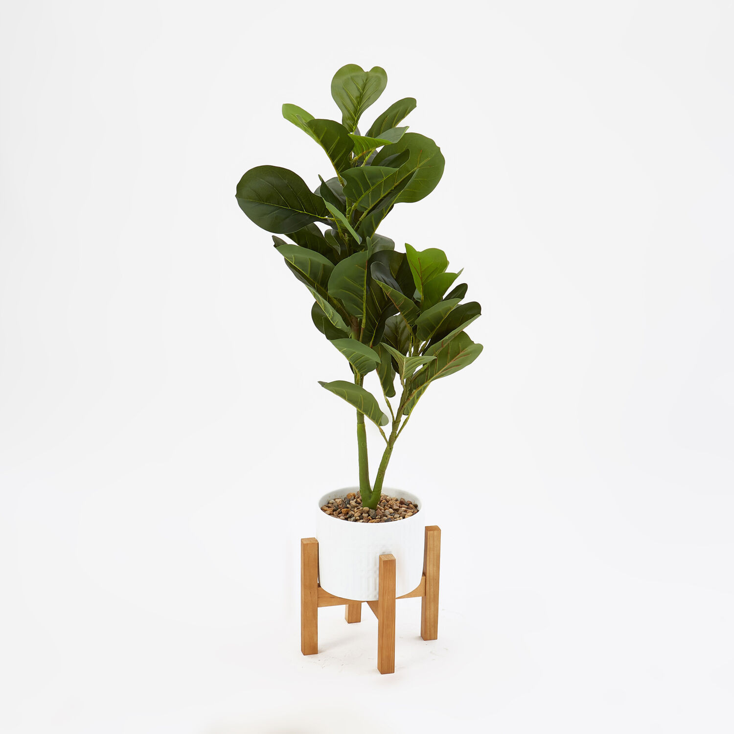 Green Fiddle Leaf Plant 110x40cm | TK Maxx