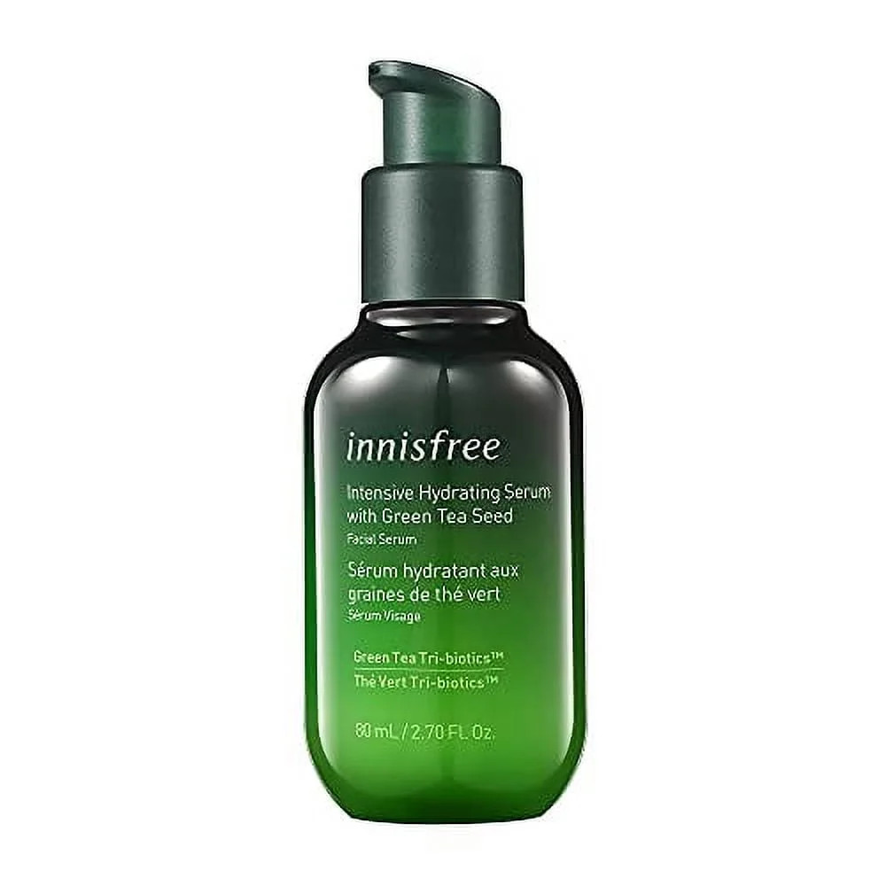 innisfree Green Tea Seed Intensive Hydrating Serum, Face Treatment, 2.7 fl oz | Walmart (US)