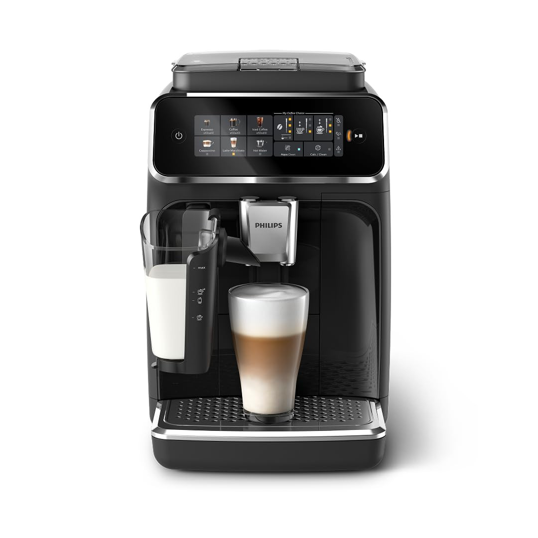 Philips 3300 Series Fully Automatic Espresso Machine with LatteGo Milk System and integrated grin... | Amazon (US)