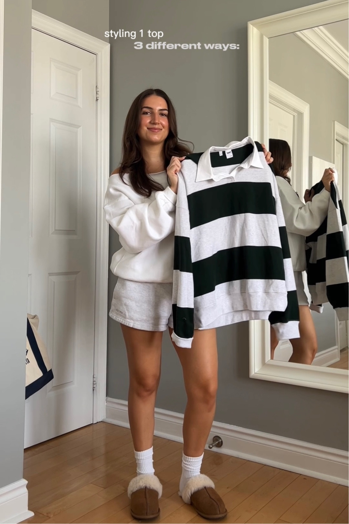 Aritzia green and grey rudgy shirt

#LTKfindsunder50 #LTKSeasonal #LTKfindsunder100