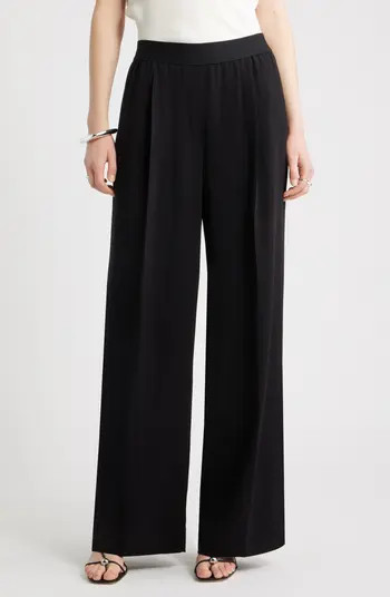 Pleat Front Pull-On Pants | Nordstrom