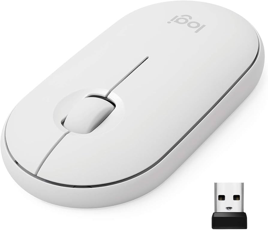 Logitech Pebble Wireless Mouse with Bluetooth or 2.4 GHz Receiver, Silent, Slim Computer Mouse wi... | Amazon (US)