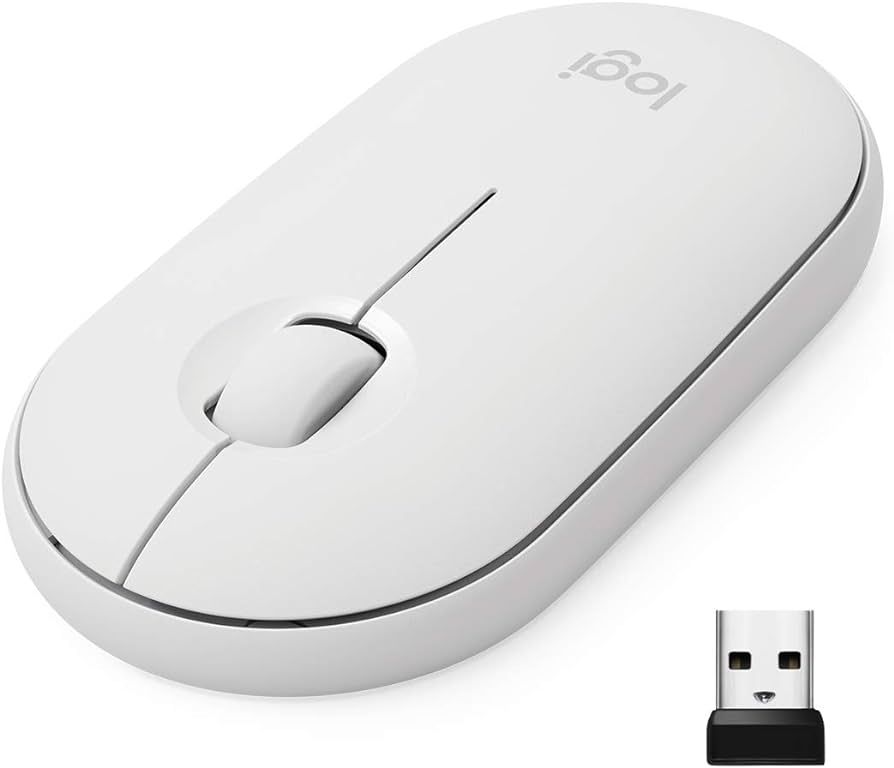 Logitech Pebble Wireless Mouse with Bluetooth or 2.4 GHz Receiver, Silent, Slim Computer Mouse wi... | Amazon (US)