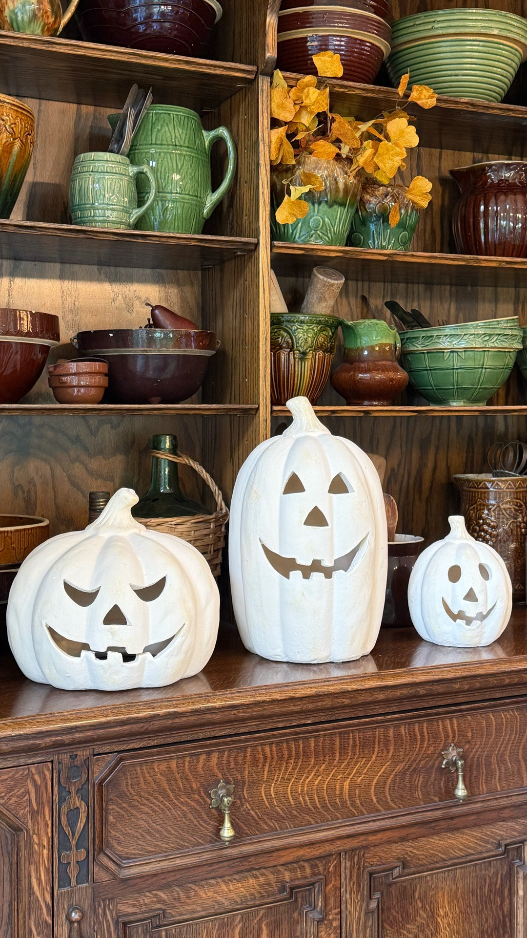 If you’ve been eyeing those beautiful terracotta pumpkins from the high-end home stores, I found a budget-friendly version that gives the same warm, vintage-inspired look. 🎃🤎

They’re made of heavy-duty terracotta, have a beautiful aged finish, and feel much more expensive than they are. I love styling them on a cabinet, entry table, or porch, and if you’re decorating for Halloween, just tuck in a few flameless candles for an extra spooky glow. ✨🕯️

#LTKHome #LTKSeasonal