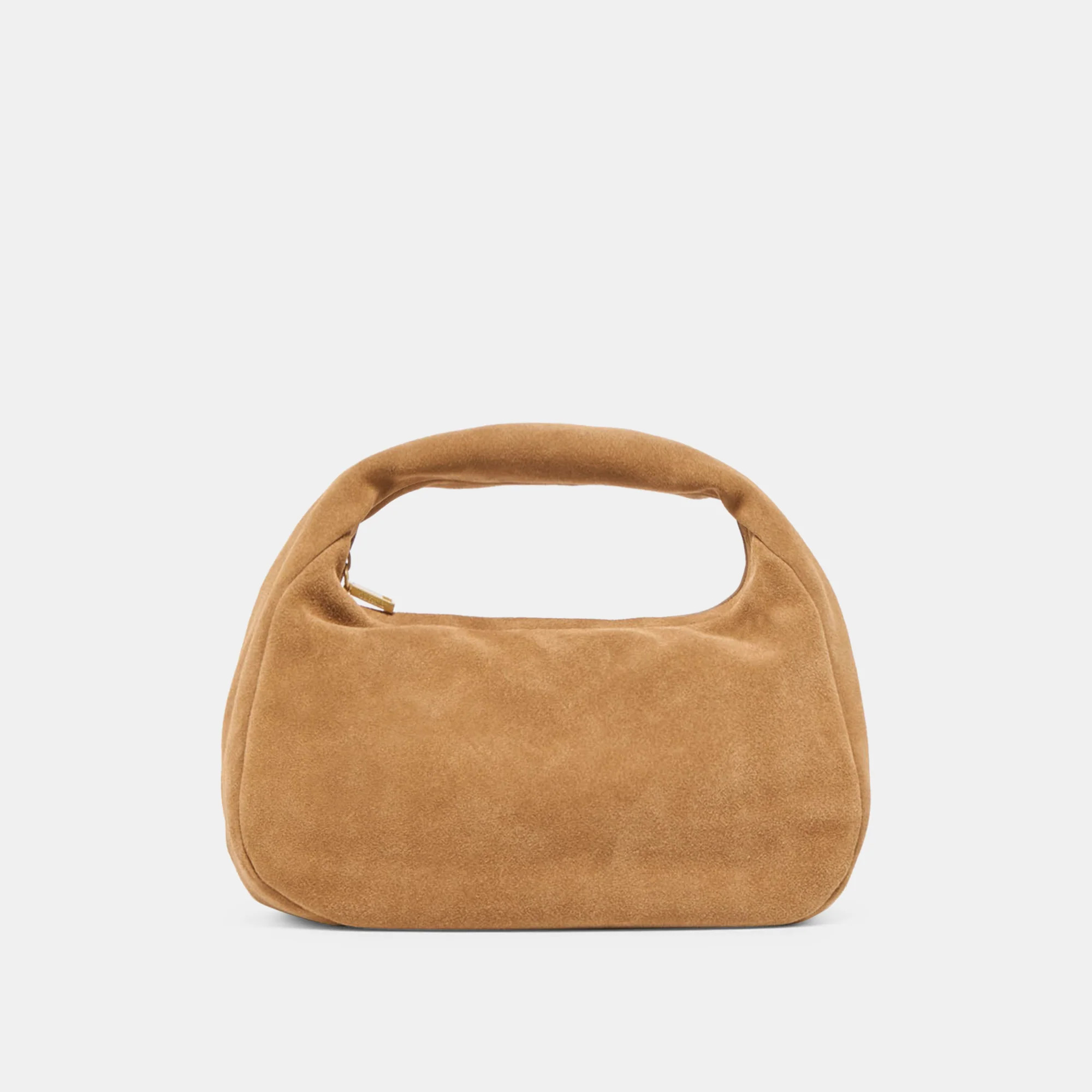 Frankie Handbag Brown Suede | DolceVita.com
